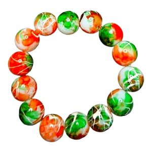 Tigers eyes natural Stone, healing power beaded bracelet 1pcs